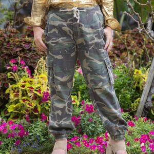 Rodeo Quincy Camouflage Cargo Pants for Women